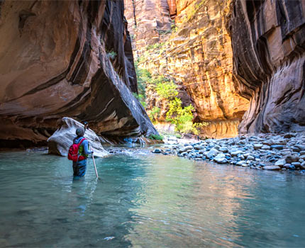 zion narrows guided hiking tour